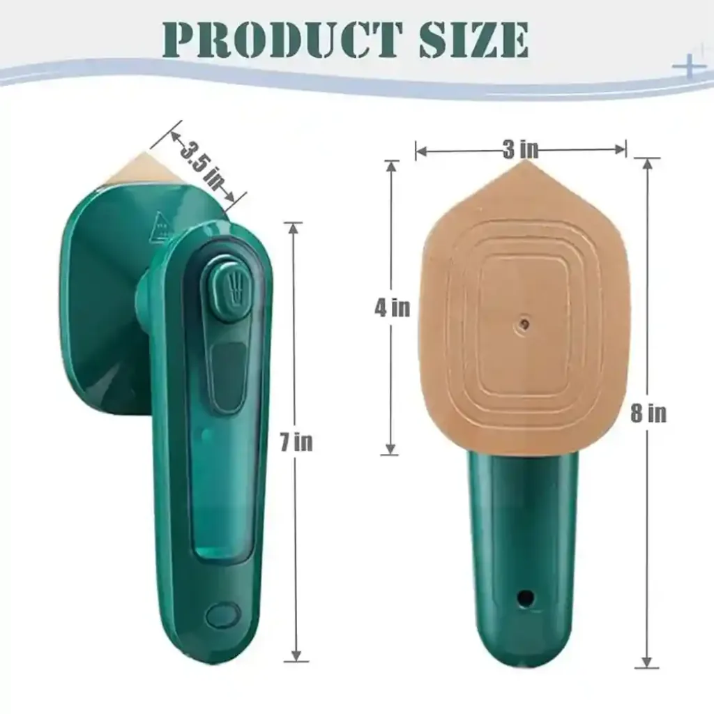 Mini Handheld Steam Iron – 2-in-1 Portable Garment Steamer image 3