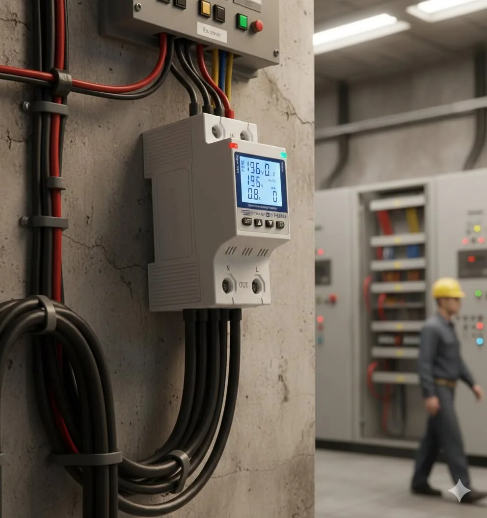 TOMZN TOVA-63T 63A Smart WiFi Circuit Breaker with Energy Monitoring, Voltage Protection & Tuya Smart Life App – Bangladesh