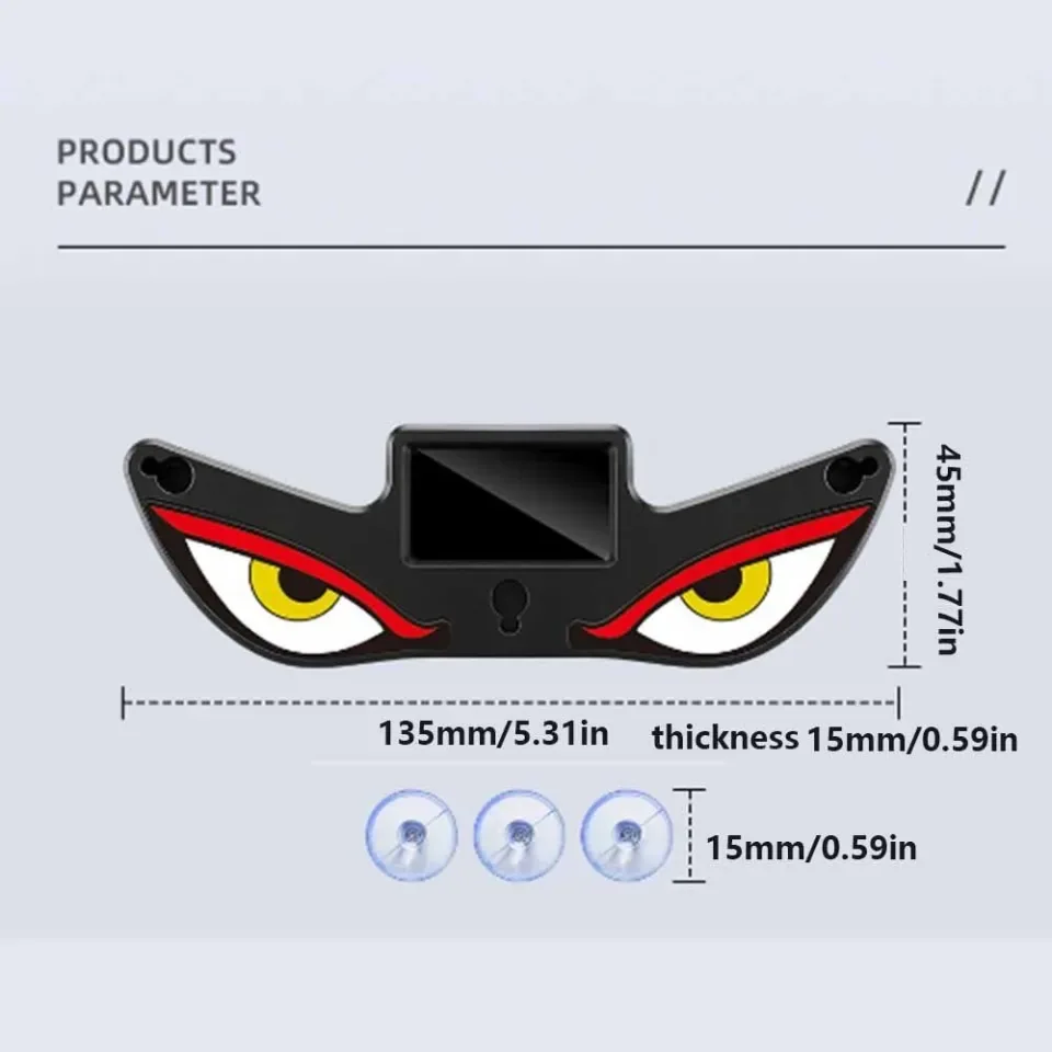 LED Warning Light Safety Signal Lamp Demon Devil Eye with Solar Power image 3