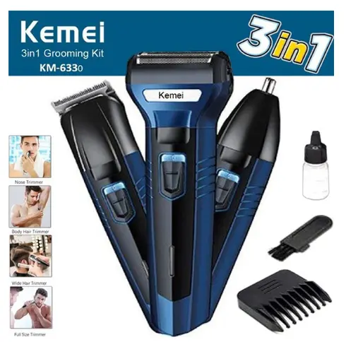 Kemei KM 6330 Grooming Kit 3 in 1