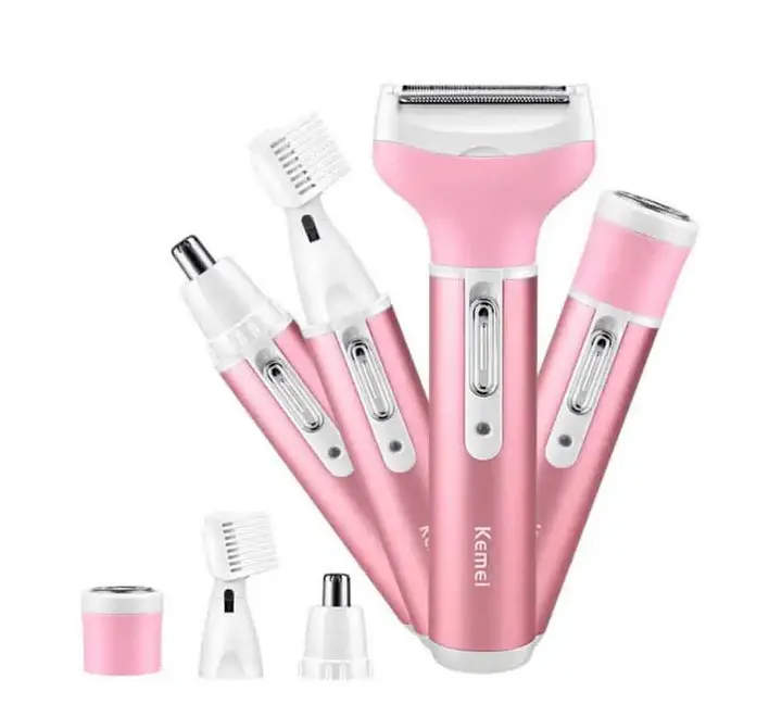 Kemei KM-6637 Multi Functional 4 In 1 Women Body Shaver